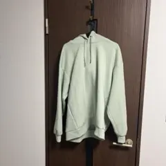 ミントグリーン オーバーサイズ パーカー