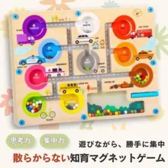 【知育玩具】マグネットゲーム モンテッソーリ 磁石おもちゃ 英語学習