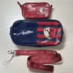 鹿島アントラーズ ペンケース・ポーチ・ストラップ3点セット
