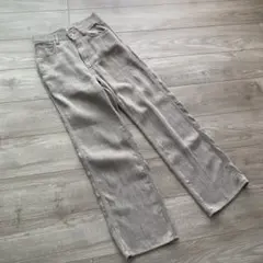 ✨新品タグあり✨オーラリー リネン ダブルフェイス 5ポケット パンツ