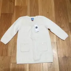 【新作☆30%OFF】babyGap80 ホワイトニットワンピース