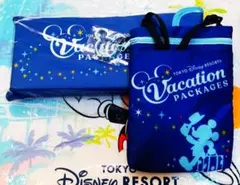ディズニーバケーションパッケージ　ポータブルクッション　ショルダーバッグ　未使用のサムネイル