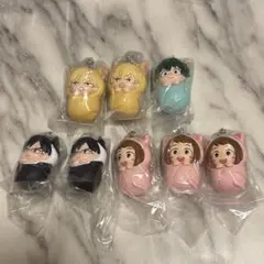 ヒロアカ おくるみマスコット 爆豪 緑谷 飯田 麗日