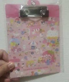 サンリオ　クリップボード　A6 非売品　ハローキティ　マイメロディ　シナモロール