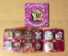 カービィ 30周年記念 コロコロコミック付録 シール11枚 シールホルダーセット