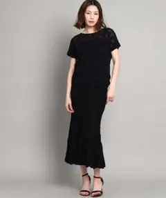 【新品】COUP DE CHANCE(クードシャンス)レーシーニットセットアップ