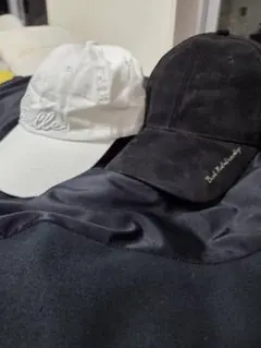 白 黒 キャップ 2個セット