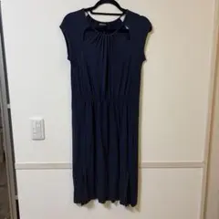 TOMMY HILFIGER ネイビー 半袖ワンピース M