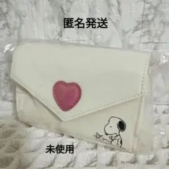 GU スヌーピーレターポーチ オフホワイト未使用ワンサイズ　Peanutsのサムネイル
