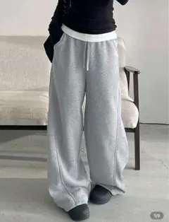 スウェットカーブパンツ