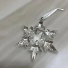 スワロフスキー 2000年限定スノーフレーク クリスマスオーナメント 雪