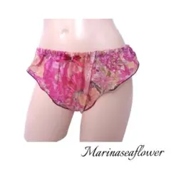 リバティ　ふんどしパンツ　しめつけない下着　マリーナシーフラワー