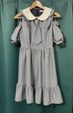 Ank Rouge フリルワンピース　Mサイズ 肩出し