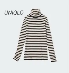 1385 UNIQLO ユニクロ メリノリブタートルネックセーター