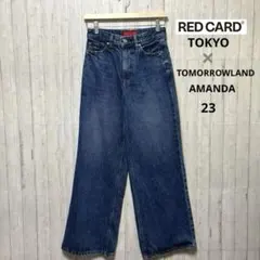 【極美品】REDCARD TOKYO ×TOMORROWLAND アマンダデニム