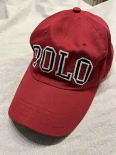 （最終価格）ポロスポーツ 赤 ロゴ刺繍 キャップ