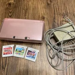 ピンク ニンテンドー3DS 本体 ゲームカード付き
