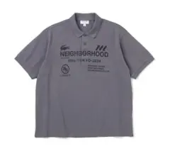 LACOSTE NEIGHBORHOOD ポロシャツ L グレー