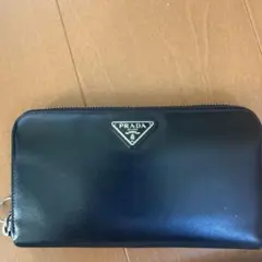 PRADA サフィアーノレザー 長財布 黒
