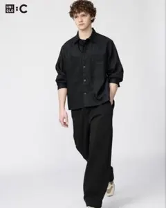 UNIQLO C 黒 スウェットパンツ 男女兼用