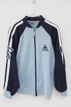 le coq sportif ルコック トラックジャージロゴ刺繍 ブルー