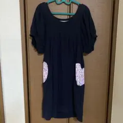 ツモリチサト TSUMORI CHISATO ワンピース 花柄 ボリューム袖のサムネイル