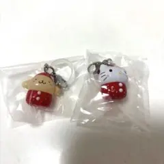サンリオ　いちごめじるしアクセサリー　ガチャ　キティ　ポムポムプリン