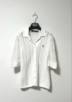 fred perry フレッドペリー ニット ポロ カーディガンのサムネイル