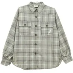 OLIVE des OLIVE スヌーピーコラボ チェックシャツ
