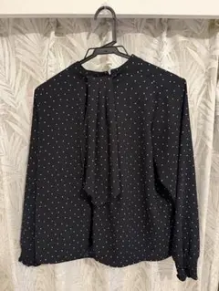 ROPÉ PICNIC ドット 長袖ブラウス