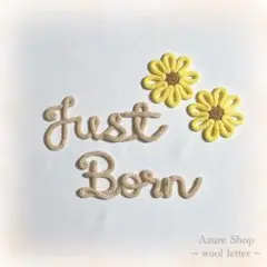 【即購入OK】¥1785→¥1400 ウールレター Just Born