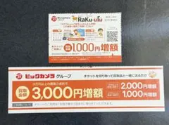 ラクウル 買取金額4000分増額 株主優待 ビックカメラ ラクウル