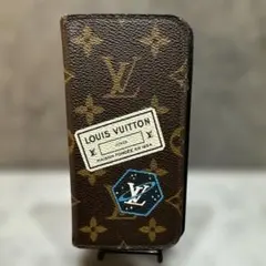 Louis Vuitton モノグラム 手帳型ケース iPhone X XS