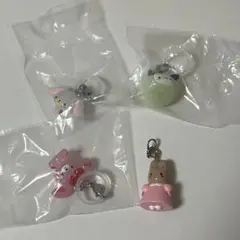 サンリオ　めじるしアクセサリー　しろうさ　ぼんぼんりぼん　マロンクリーム