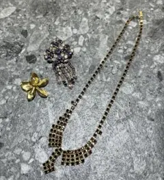 ヴィンテージ アクセサリー 3点セット AUSTRIA刻印あり