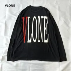 VLONE ロンT ブラック レッド ビッグロゴのサムネイル