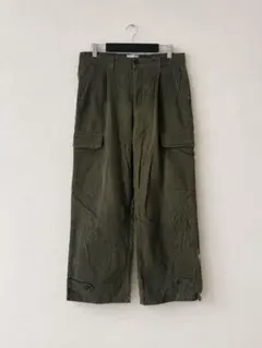M-47 ワイドストレートミリタリーカーゴパンツ