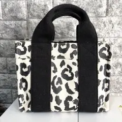 moussy ヒョウ柄キャンバストートバッグ