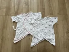 コンビ肌着 半袖 2枚セット 50-60 赤ちゃん