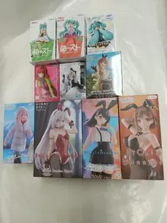 死亡遊戯で飯を食う 幽鬼 美少女フィギュア まとめ売り 10体セット 初音ミク 死亡遊戯で飯を食う 幽鬼 美少女フィギュア まとめ売り 10体セット