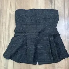 シェリエ　ツイードビスチェ黒のサムネイル