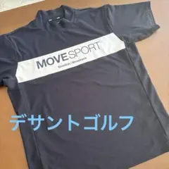 美品　デサントゴルフシャツ　Mサイズのサムネイル
