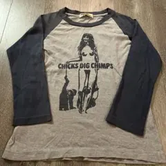 ヒステリックグラマー　ラグラン　ロンT ヒスガール　ヴィンテージ