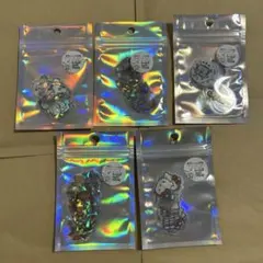 オーロラホログラム　シール　フレークシール 5個セット