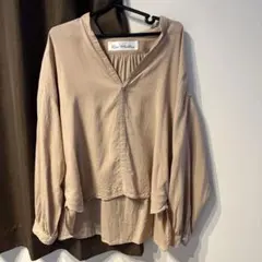 長袖シャツ バンドカラー スキッパー