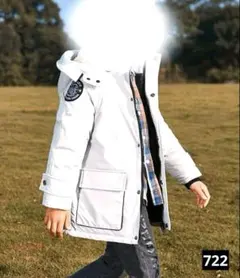 シルバーグレー フード付きジャケット RET ROUN PREMI