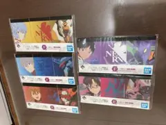 エヴァンゲリオン　 一番くじ　F賞メモ帳セット全5種