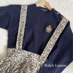 〖希少〗90s ラルフローレン エンブレム 金ボタン セーター