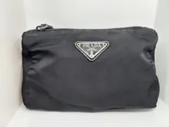 【本日限定価格】PRADA プラダ ナイロン ポーチ 三角ロゴ 収納力◎