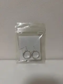 シルバー フープイヤリング